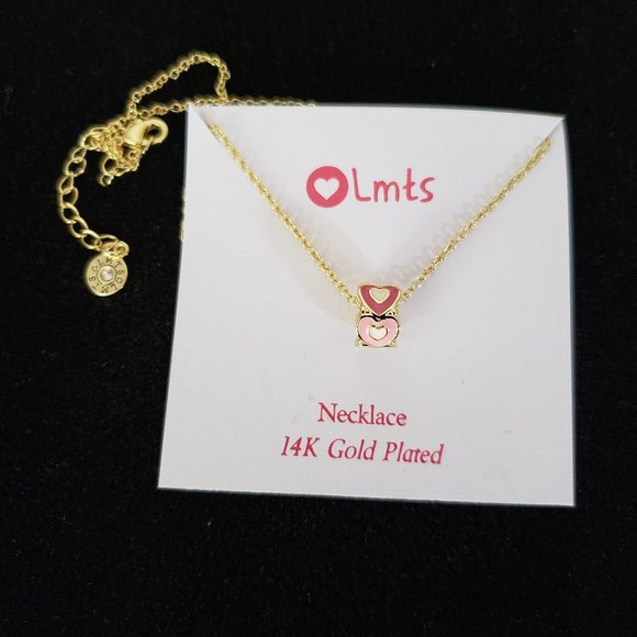 💗 Little Miss Twin Stars 💗 I Love My 💗 14K gold plated - Picture 2 of 3